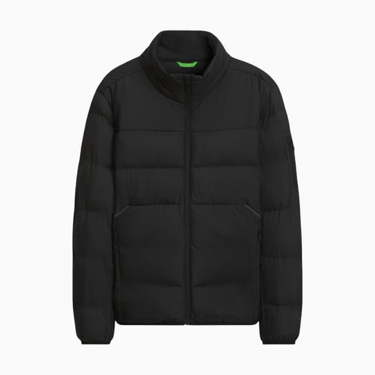 BOSS  BOSS Erkek Regular Fit Fermuarlı Cepli Kol Cebi Detaylı Su Geçirmez Şişme Siyah Mont 50569136-001