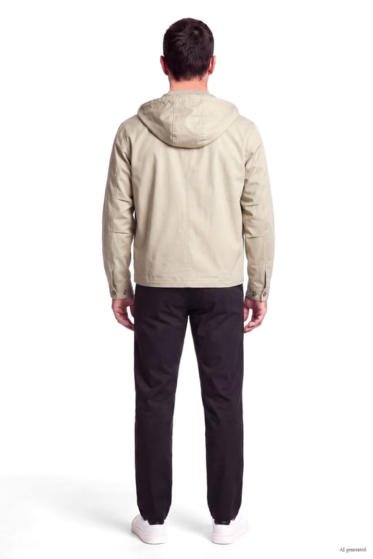 BOSS  BOSS Erkek Regular Fit Kapüşonlu Yaka Uzun Kollu Bej Mont 50564188-254
