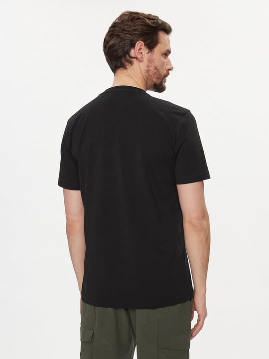 BOSS BOSS Erkek regular fit Kısa Kollu Düz Bisiklet Yaka Siyah T-Shirt 50506373-002