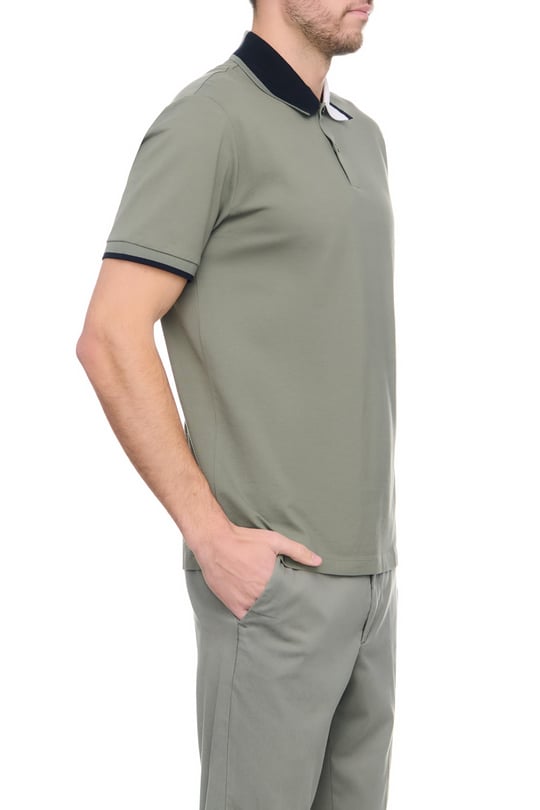 BOSS BOSS Erkek regular fit Kısa Kollu logolu polo Yaka Yeşil Polo Yaka T-Shirt 50488275-343