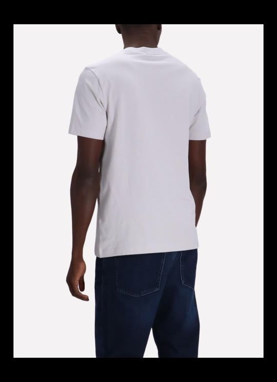 BOSS BOSS Erkek regular fit Kısa Kollu Düz Bisiklet Yaka Beyaz T-Shirt 50506373-054