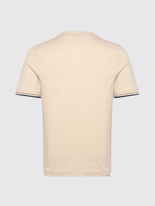 BOSS  BOSS Erkek regular fit Kısa Kollu Düz Bisiklet Yaka Bej2 T-Shirt 50501097-286