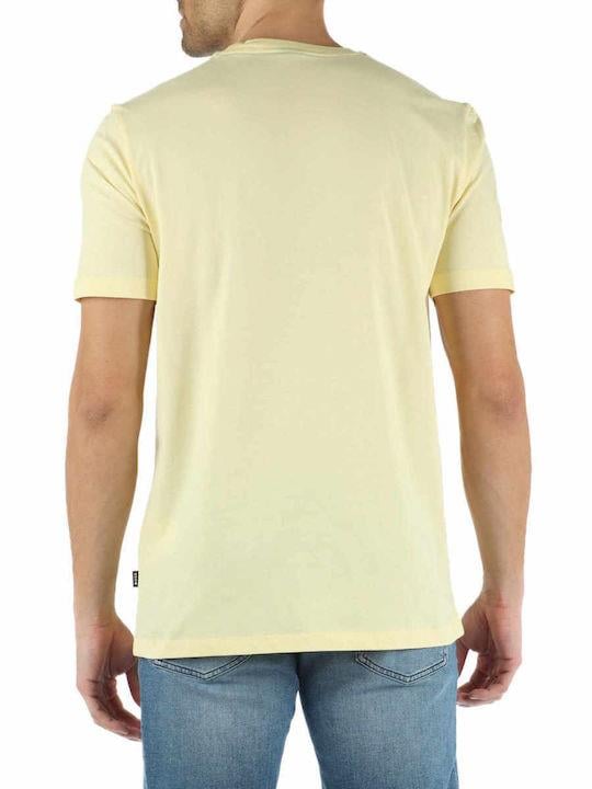 BOSS BOSS Erkek regular fit Kısa Kollu Düz Bisiklet Yaka Sarı1 T-Shirt 50468347-749
