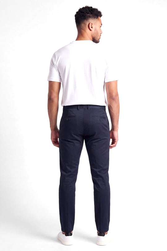 BOSS  BOSS Erkek Regular Fit Normal Bel Daralan Paça Lacivert Pantolon 50566948-404