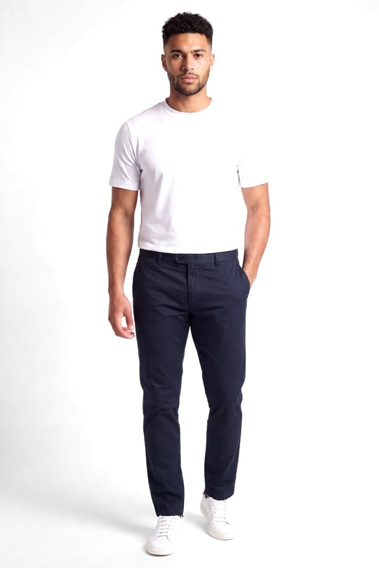BOSS  BOSS Erkek Regular Fit Normal Bel Daralan Paça Lacivert Pantolon 50566948-404