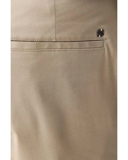BOSS  BOSS Erkek Regular Fit Normal Bel Daralan Paça Bej Pantolon 50566948-255