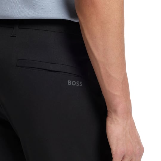 BOSS  BOSS Erkek Regular Fit Normal Bel Düz Paça Siyah Pantolon 50567132-001