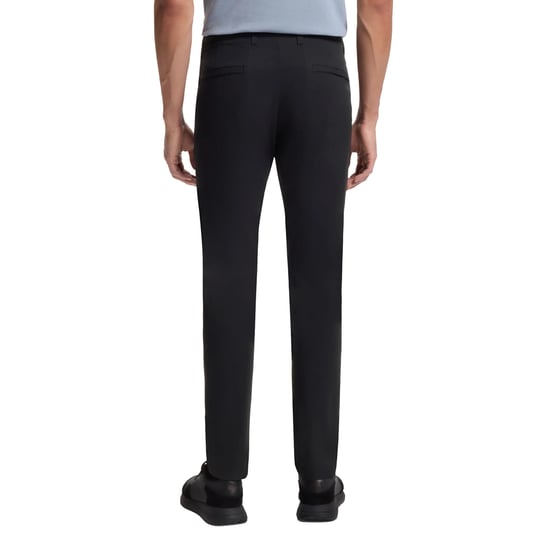 BOSS  BOSS Erkek Regular Fit Normal Bel Düz Paça Siyah Pantolon 50567132-001