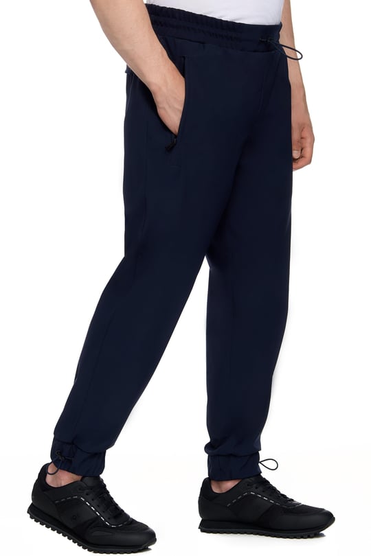 BOSS BOSS Erkek Relaxed Fit Esnek Kumaş Rahat Lacivert Pantolon 50494436-404
