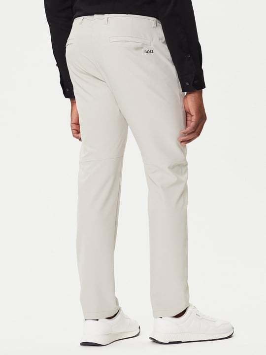 BOSS BOSS Erkek Slim Fit Çabuk Kuruyan Su Tutmayan Dar Paça Ekru Pantolon 50534303-271