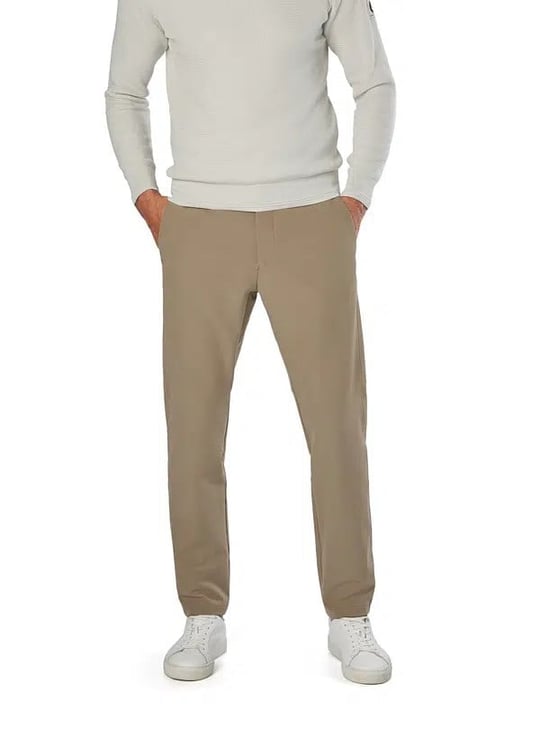 BOSS  BOSS Erkek Slim Fit Çabuk Kuruyan Su Tutmayan Dar Paça Bej Pantolon 50534303-334
