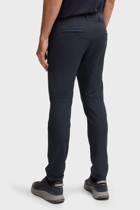 BOSS BOSS Erkek Slim Fit Çabuk Kuruyan Su Tutmayan Dar Paça Lacivert Pantolon 50534303-402