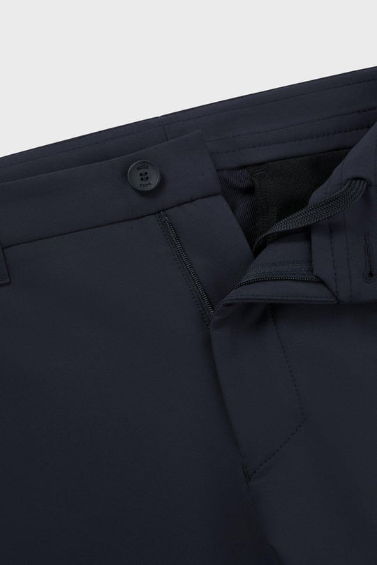 BOSS BOSS Erkek Slim Fit Çabuk Kuruyan Su Tutmayan Dar Paça Lacivert Pantolon 50534303-402