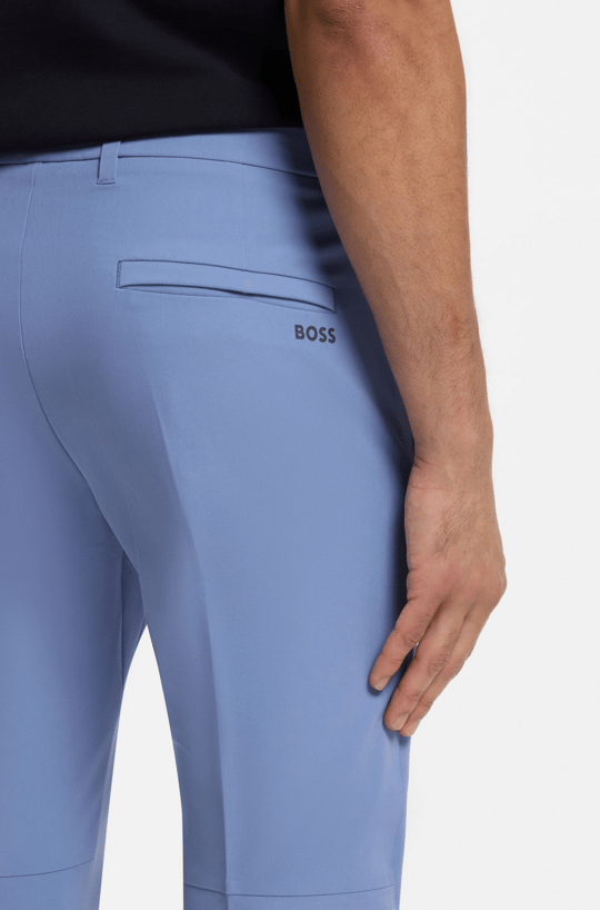 BOSS  BOSS Erkek Slim Fit Çabuk Kuruyan Su Tutmayan Dar Paça Mavi Pantolon 50534303-459