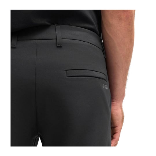 BOSS BOSS Erkek Slim Fit Çabuk Kuruyan Su Tutmayan Dar Paça Siyah Pantolon 50534303-001