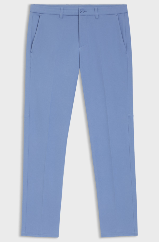 BOSS  BOSS Erkek Slim Fit Çabuk Kuruyan Su Tutmayan Dar Paça Mavi Pantolon 50534303-459