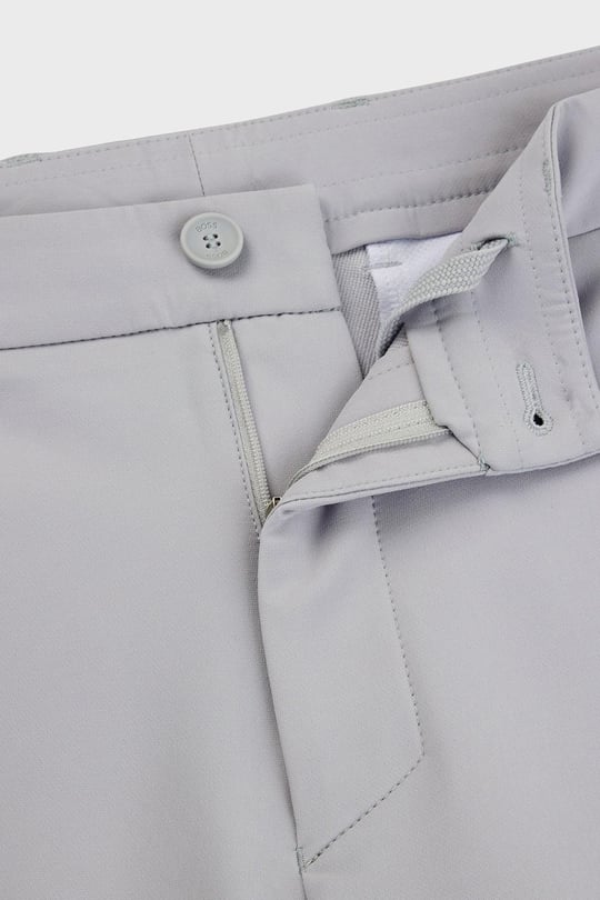 BOSS BOSS Erkek Slim Fit Çabuk Kuruyan Su Tutmayan Dar Paça Gri Pantolon 50534303-054
