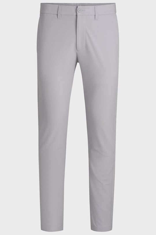 BOSS BOSS Erkek Slim Fit Çabuk Kuruyan Su Tutmayan Dar Paça Gri Pantolon 50534303-054