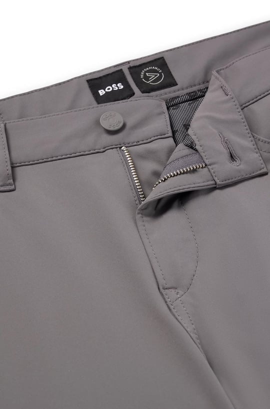 BOSS BOSS Erkek Slim Fit Düz Dar Kesim Gri1 Pantolon 50491230-029