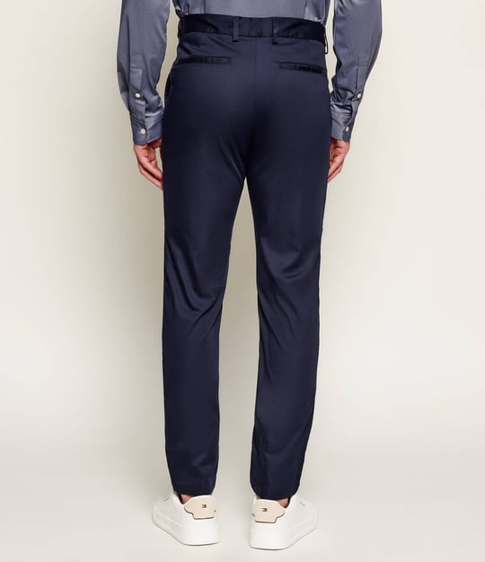 BOSS  BOSS Erkek Slim Fit Normal Bel Daralan Paça Cep Detay Lacivert Pantolon 50553841-404