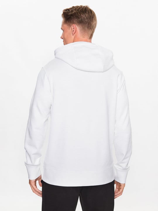 BOSS BOSS Erkek Uzun kollu Günlük Kullanım Normal kesim Beyaz Sweatshirt 50499925-100