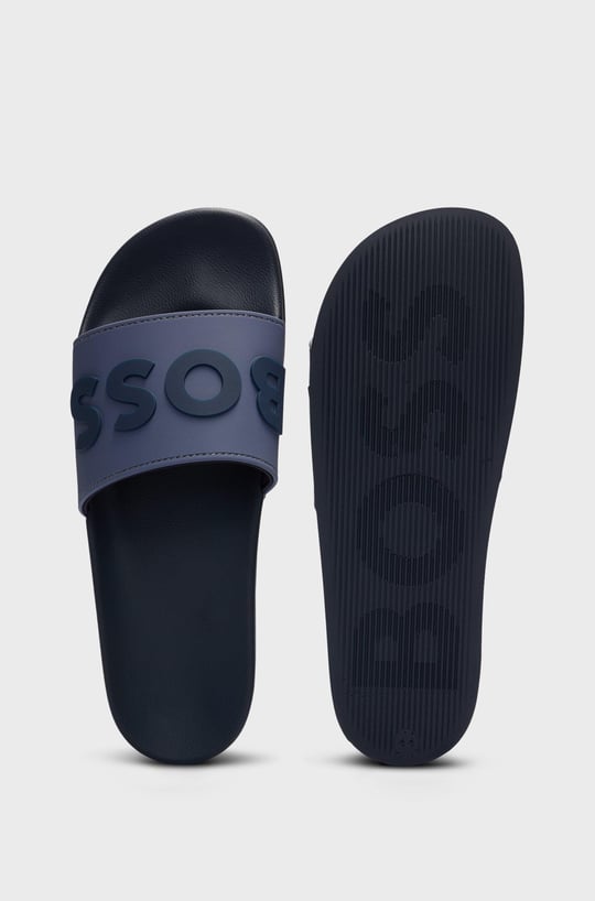 BOSS BOSS Erkek Yumuşak Tabanlı Marka Logolu Rahat 412 Terlik 50498241-412