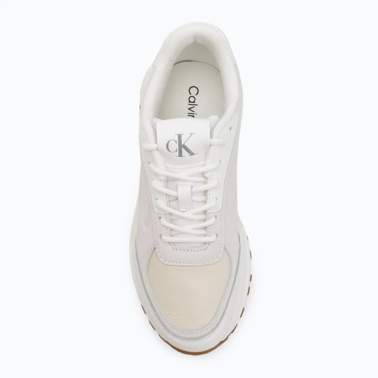 Calvin Klein Calvin Klein Erkek %100 Deri Rahat Taban CK Logolu Bej Sneaker YM0YM01289-0GB
