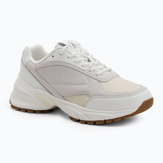 Calvin Klein Calvin Klein Erkek %100 Deri Rahat Taban CK Logolu Bej Sneaker YM0YM01289-0GB