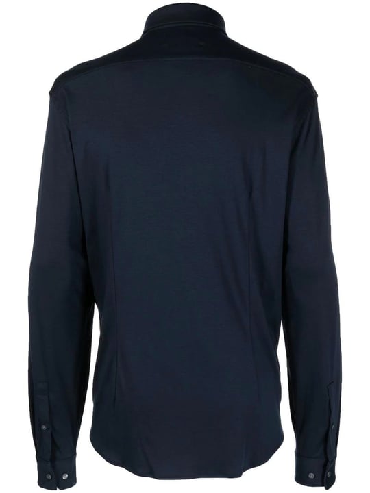 Calvin Klein Calvin Kleın Erkek %100 Pamuklu İnce Düğmeli Mavi Gömlek K10K108120-0G2