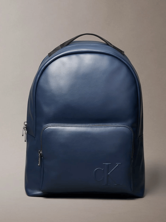 Calvin Klein Calvin Klein Erkek Ayarlanabilir Askılı Fermuarlı Ön Cepli Mavi Sırt Çantası LV04D3246G-CCI