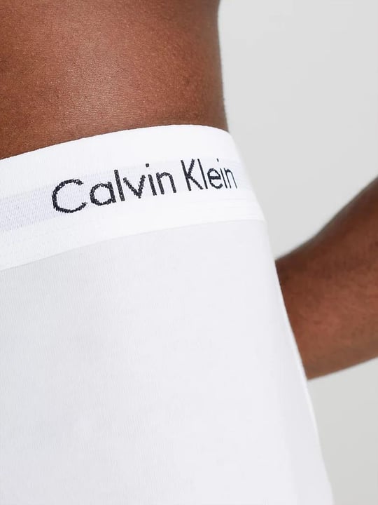 Calvin Klein Calvin Kleın Erkek Basic Calvin Klein İmzalı Bel Bantlı Beyaz Külot 0000U2662G-IOT