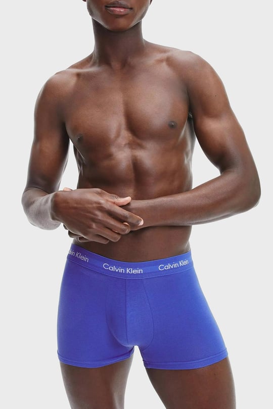 Calvin Klein Calvin Kleın Erkek Basic Calvin Klein İmzalı Bel Bantlı Mavi Külot 0000U2664G-4KU