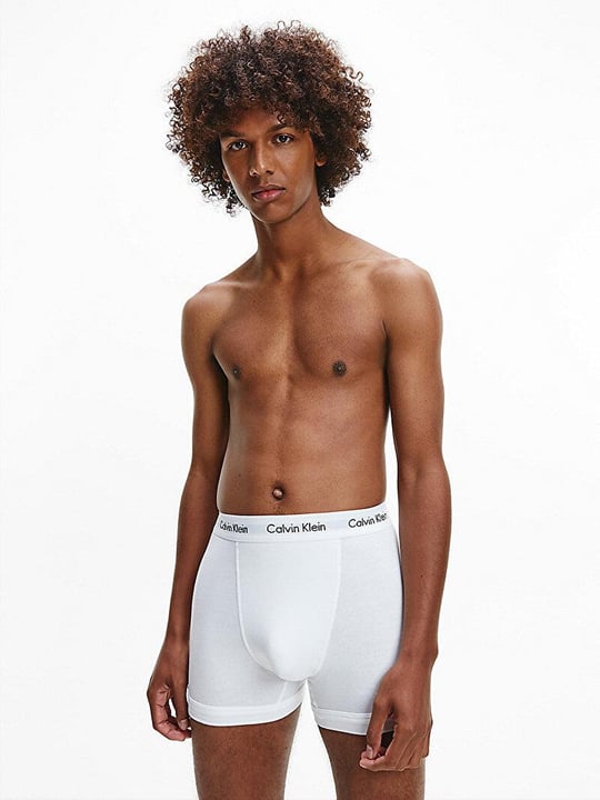 Calvin Klein Calvin Kleın Erkek Basic Calvin Klein İmzalı Bel Bantlı Beyaz Külot 0000U2662G-I03