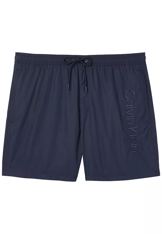 Calvin Klein Calvin Klein Erkek Beli Lastikli ve İp Bağlamalı Logo Detaylı Normal Kesim Lacivert Deniz Şortu LV00N61029-0PP