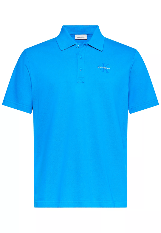 Calvin Klein Calvin Klein Erkek Bisiklet Yaka Kısa Kol Pamuklu Düz Model Mavi T-Shirt LV04RF209G-CFM