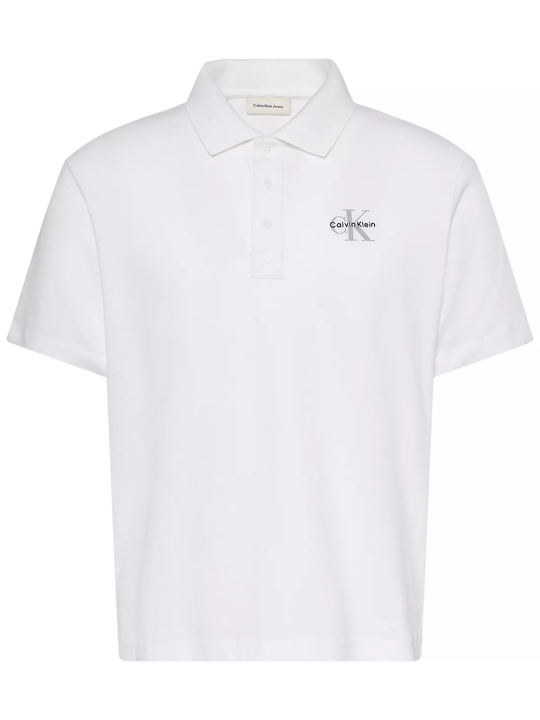 Calvin Klein Calvin Klein Erkek Bisiklet Yaka Kısa Kol Pamuklu Düz Model Beyaz T-Shirt LV04RF209G-YAF