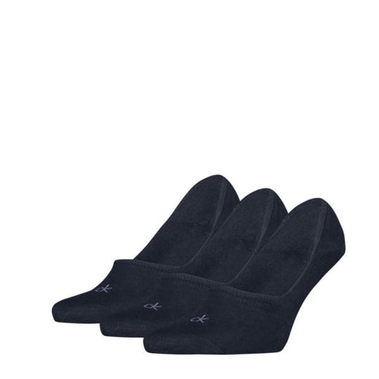 Calvin Klein Calvin Klein Erkek CK Logo İşlemeli Üçlü Paket Babet Lacivert Çorap C701234367-002