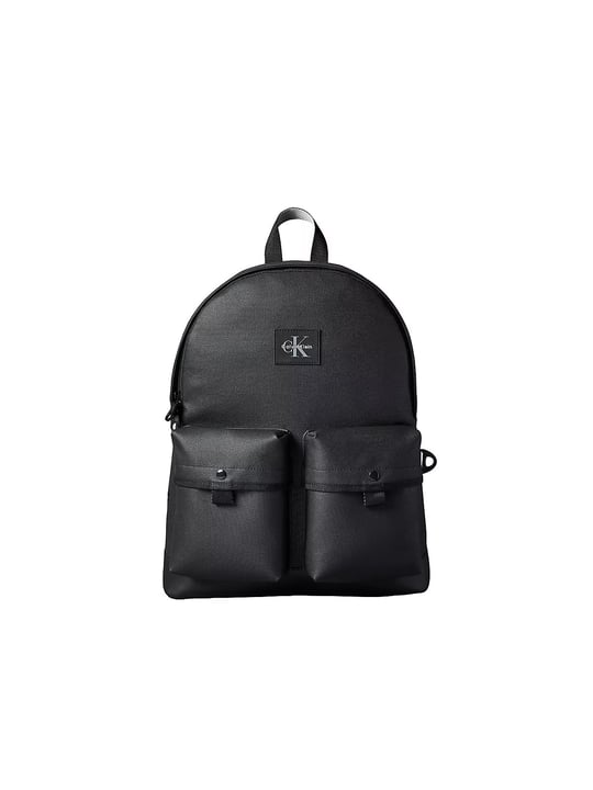 Calvin Klein Calvin Klein Erkek CK Logo Etiketli Çoklu Ön Bölmeli Siyah Sırt Çantası LV04D3444G-UB1