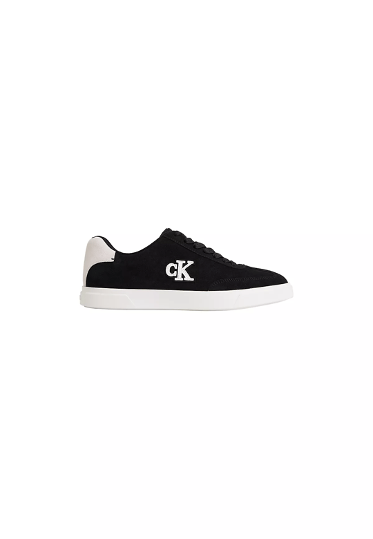 Calvin Klein Calvin Klein Erkek CK Logolu Düşük Bilekli Süet Siyah Sneaker HM0HM02125-0GM