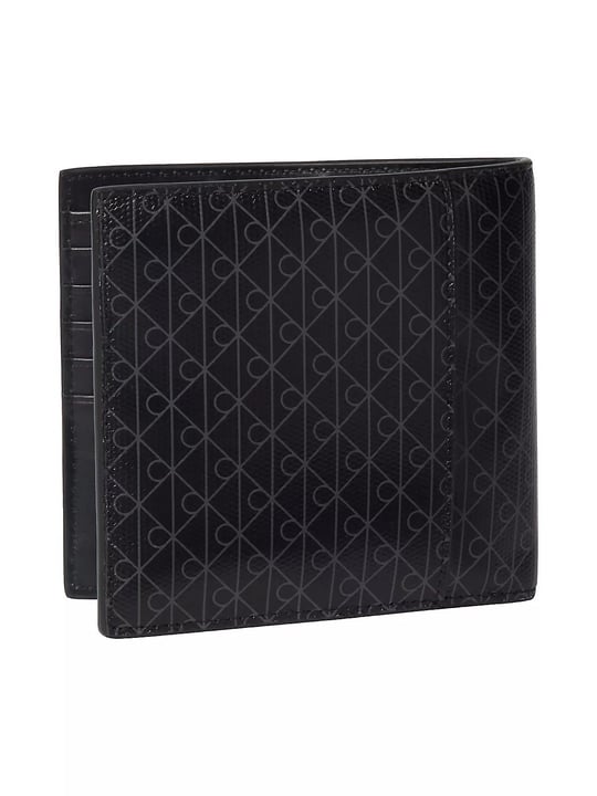 Calvin Klein Calvin Klein Erkek CK Logo Desenli Siyah Cüzdan LV04D1207G-UB1
