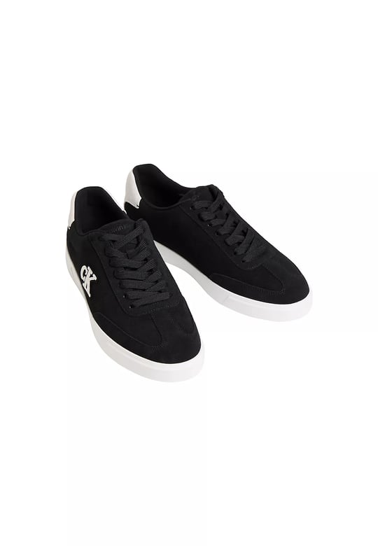Calvin Klein Calvin Klein Erkek CK Logolu Düşük Bilekli Süet Siyah Sneaker HM0HM02125-0GM