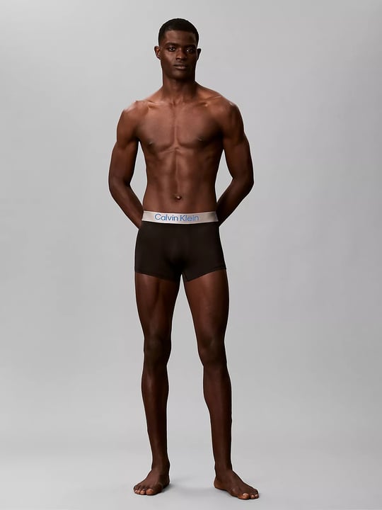 Calvin Klein Calvin Klein Erkek Dar Kalıp Nefes Alabilen Kumaş Logolu Elastik Bel Bantlı 3'lü Siyah1 Boxer LV00NB4269-JFA
