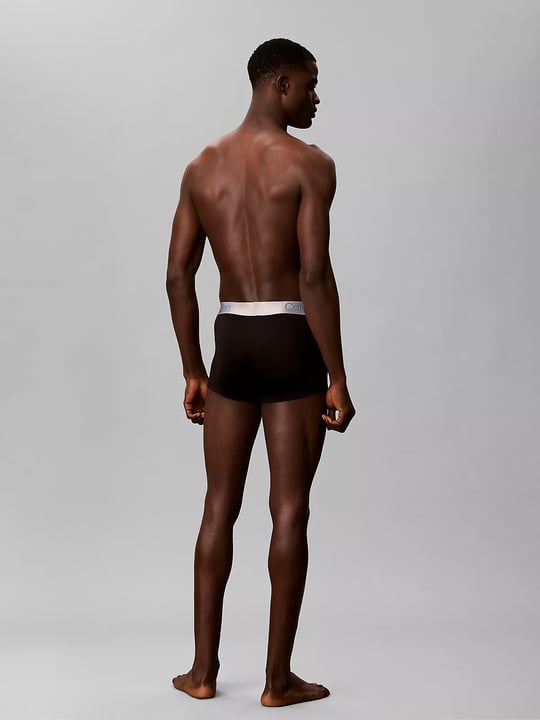 Calvin Klein Calvin Klein Erkek Dar Kalıp Nefes Alabilen Kumaş Logolu Elastik Bel Bantlı 3'lü Siyah1 Boxer LV00NB4269-JFA