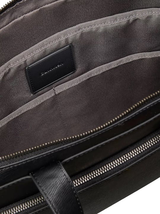 Calvin Klein Calvin Klein Erkek Deri Ayarlanabilir Askı Metal Logo Siyah El Çantası LV04D3290G-UB1