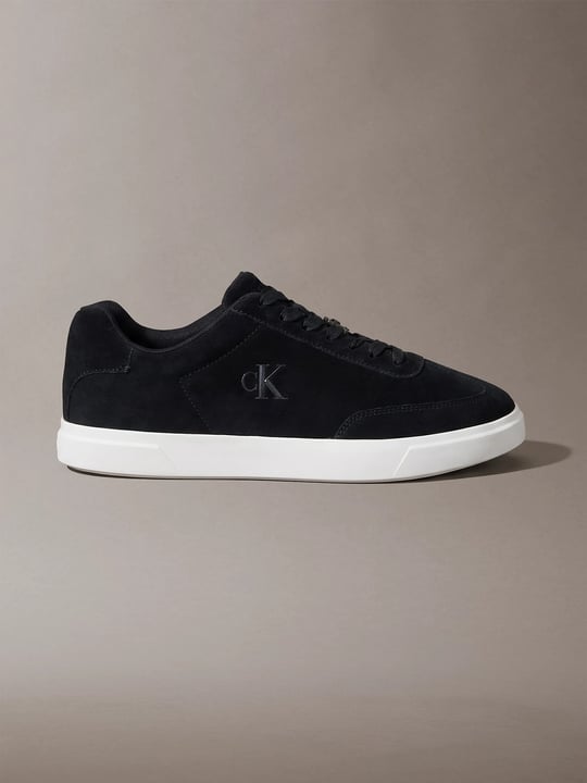 Calvin Klein Calvin Klein Erkek Düşük Bilekli Rahat Taban Ck Logolu Süet Siyah Sneaker HM0HM02201-BEH