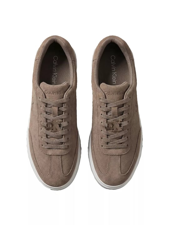 Calvin Klein Calvin Klein Erkek Düşük Bilekli Rahat Taban Ck Logolu Süet Kahverengi Sneaker HM0HM02201-PBO