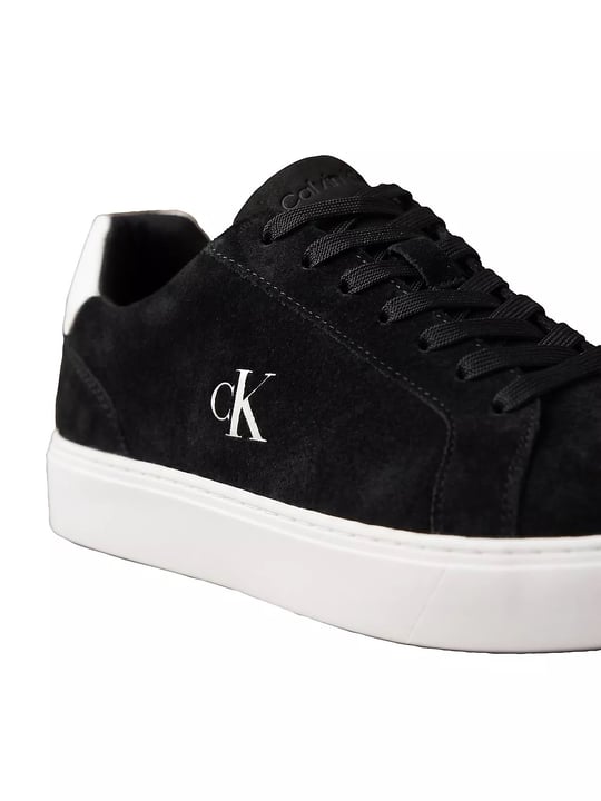 Calvin Klein Calvin Klein Erkek Düşük Bilekli Rahat Taban Ck Logolu Süet Siyah Sneaker YM0YM01434-01H