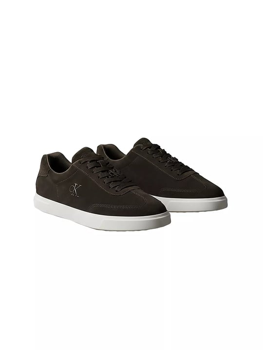 Calvin Klein Calvin Klein Erkek Düşük Bilekli Rahat Taban Ck Logolu Süet Koyu Kahve Sneaker HM0HM02201-BAM