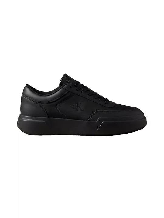 Calvin Klein Calvin Klein Erkek Düşük Bilekli CK Logo İmzalı Deri Siyah Sneaker HM0HM02326-0GJ