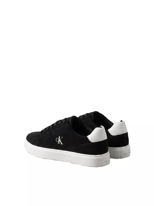 Calvin Klein Calvin Klein Erkek Düşük Bilekli Rahat Taban Ck Logolu Süet Siyah Sneaker YM0YM01434-01H